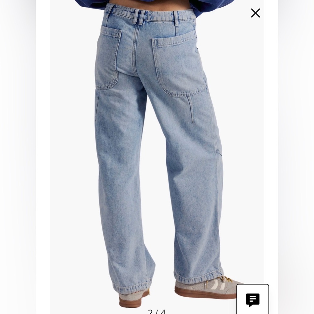We The Free Light Blue Drawstring Jogger Jeans - Picture 2 of 12